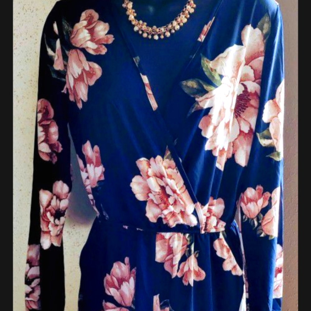 Ups & down long sleeve romper